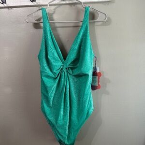 YITTY bathing suite one piece Teal NWT